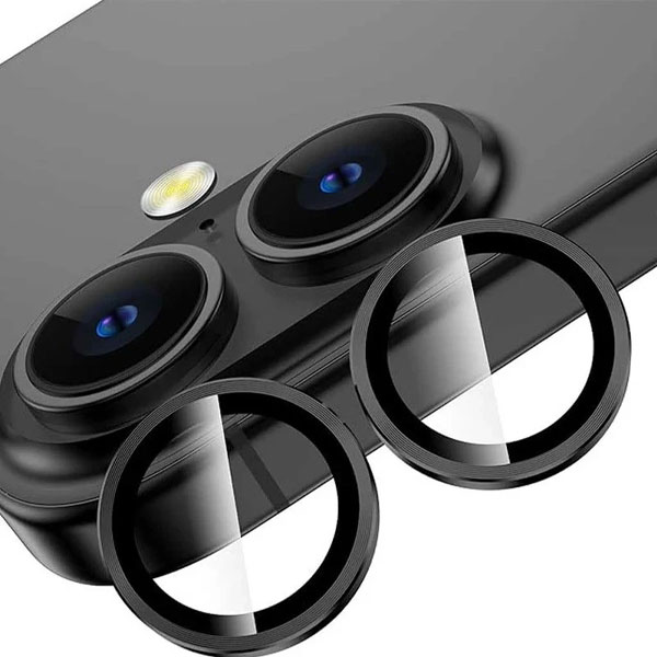 محافظ لنز دوربین گوشی موبایل اپل iPhone 16 / 16 Plus بوف مدل Super Metal ColorLens-G