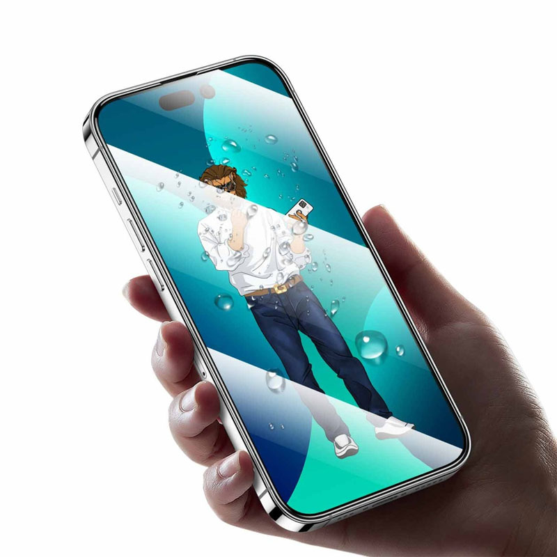 گلس گوشی اپل iPhone 14 Pro Max گرین لاین 9H مدل STEVE